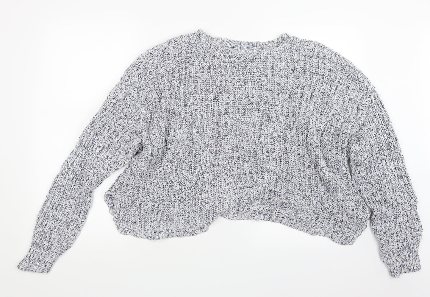 New Look Womens Blue  Knit Pullover Jumper Size L