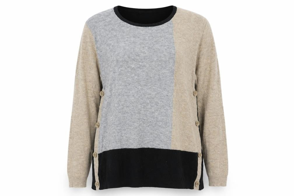 Signature Womens Beige  Knit Pullover Jumper Size M