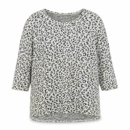 Divided by H&M Womens Black Animal Print  Pullover Jumper Size M