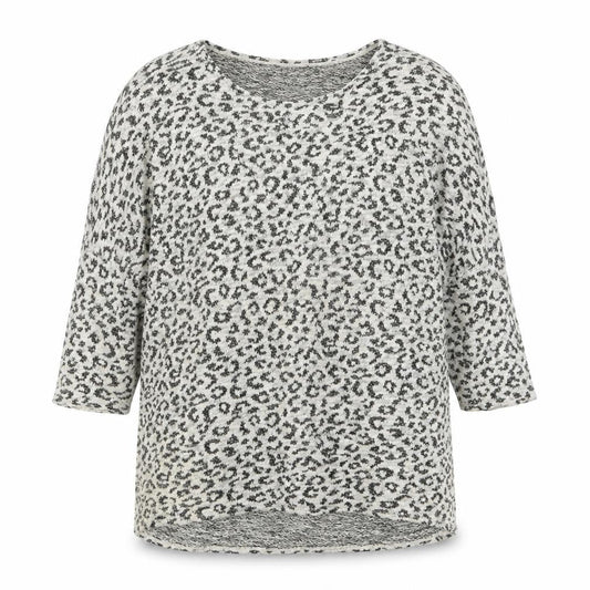 Divided by H&M Womens Black Animal Print  Pullover Jumper Size M