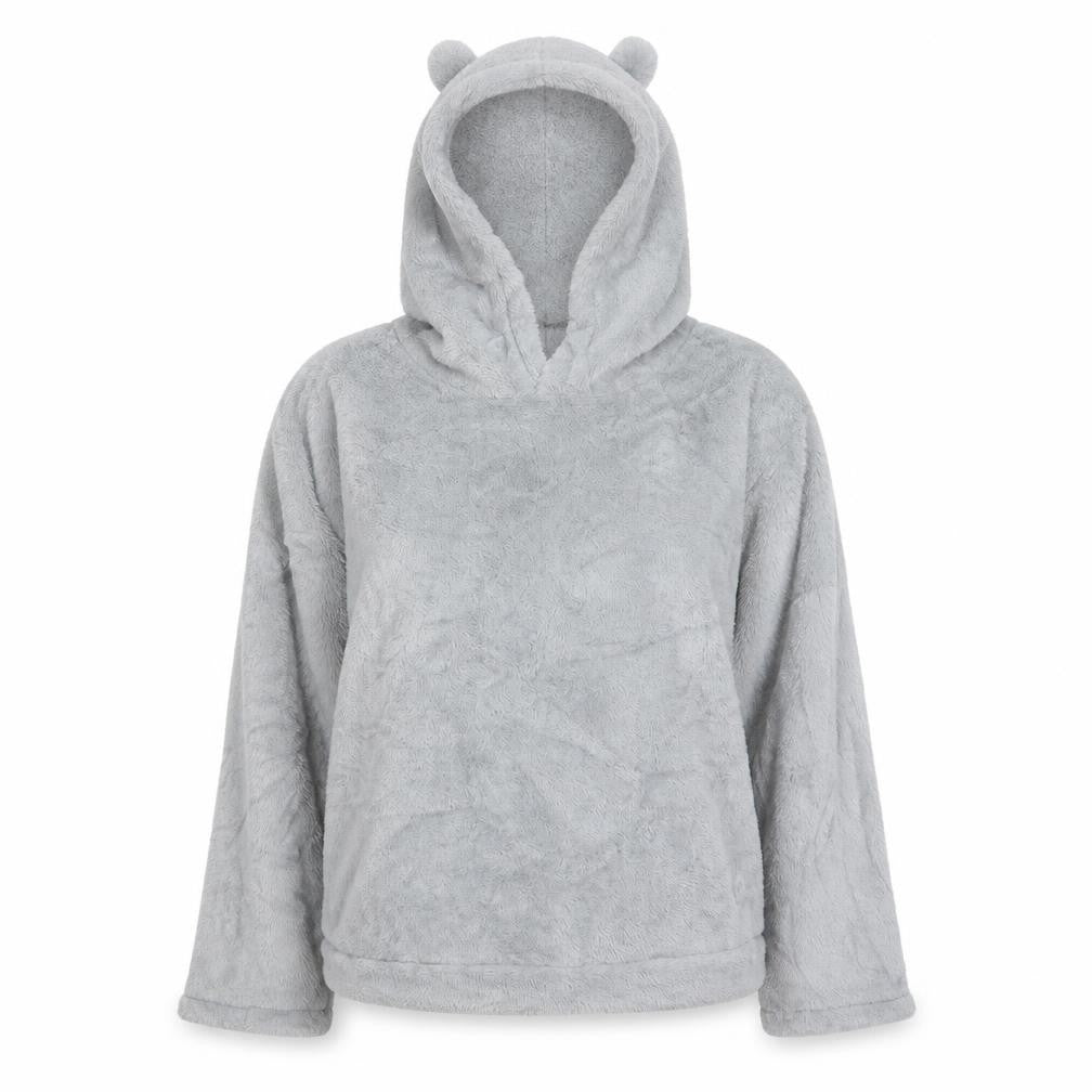 Preworn Womens Grey   Pullover Hoodie Size S