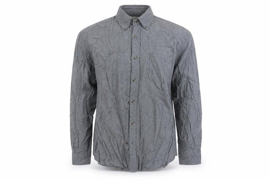Easy Mens Grey    Button-Up Size L