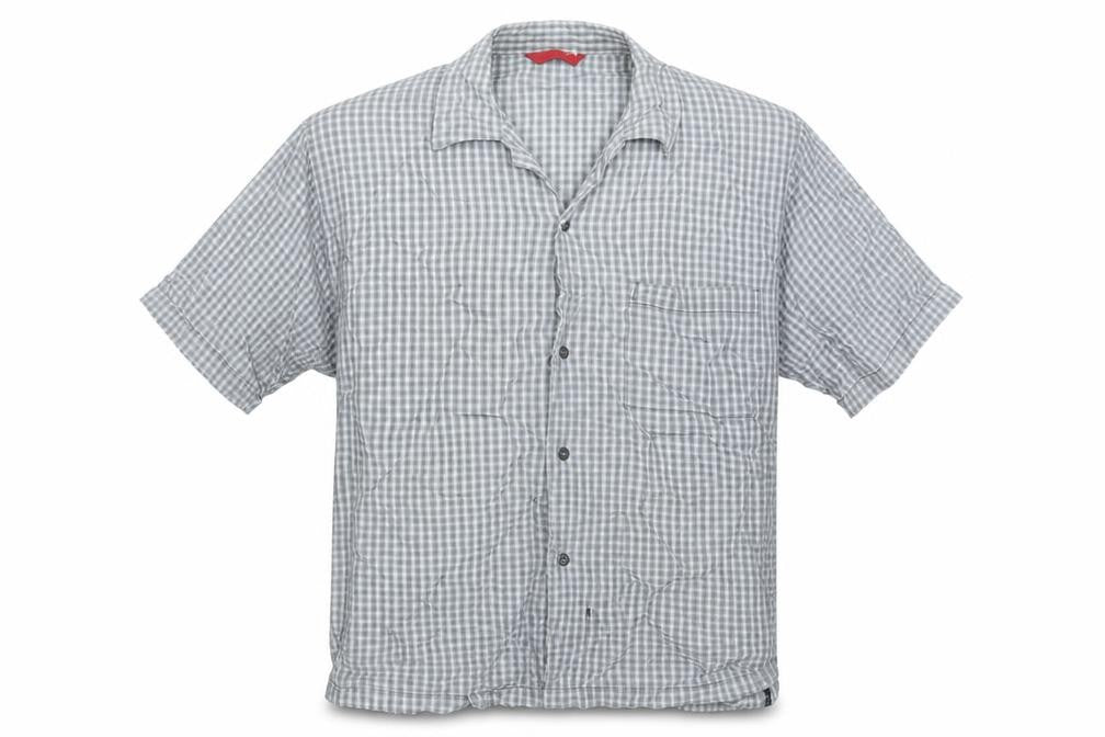 Preworn Mens Grey Camouflage   Button-Up Size M