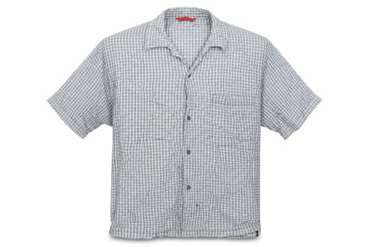 Preworn Mens Grey Camouflage   Button-Up Size M