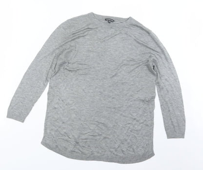 Warehouse Womens Grey  Knit Pullover Jumper Size 12