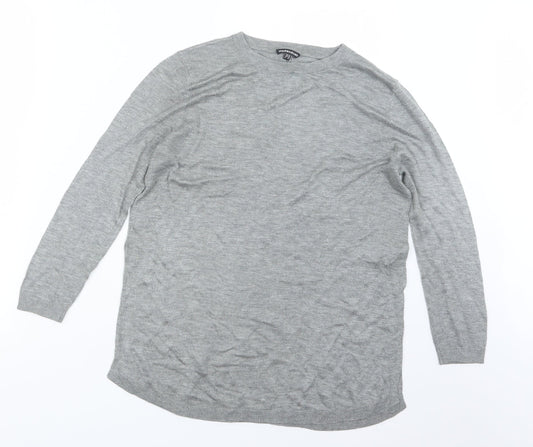 Warehouse Womens Grey  Knit Pullover Jumper Size 12