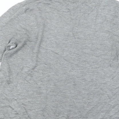 Warehouse Womens Grey  Knit Pullover Jumper Size 12