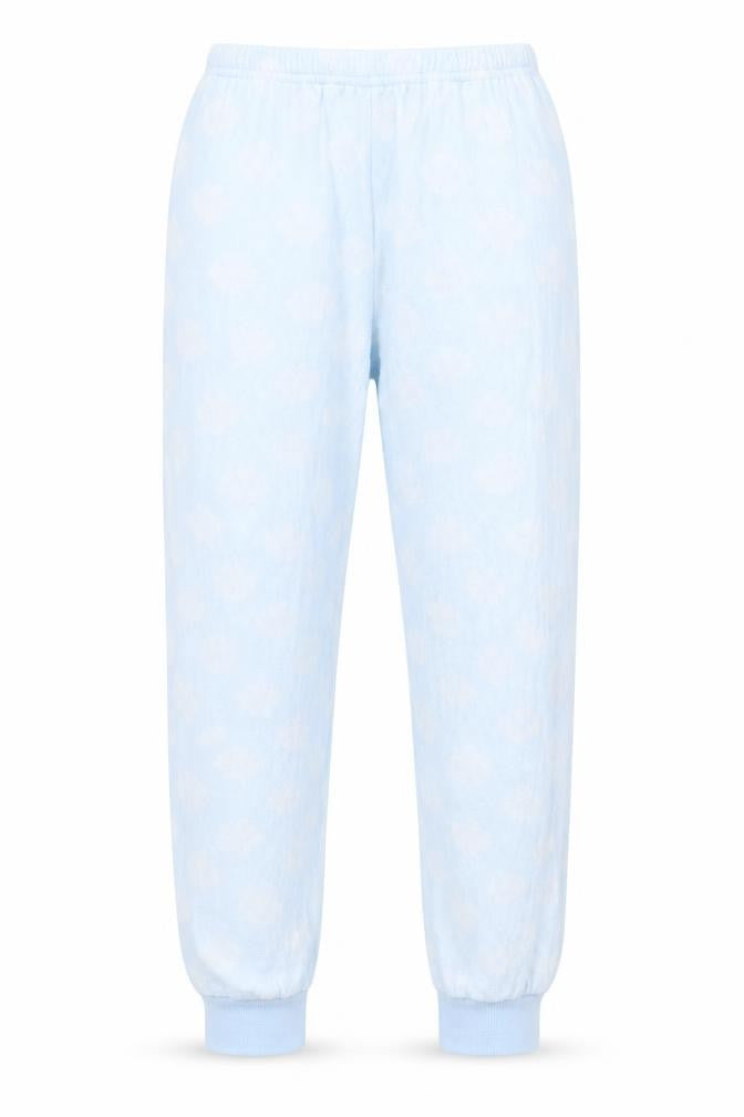 Young Dimension Girls Blue Geometric  Capri Pyjama Pants Size 9-10 Years