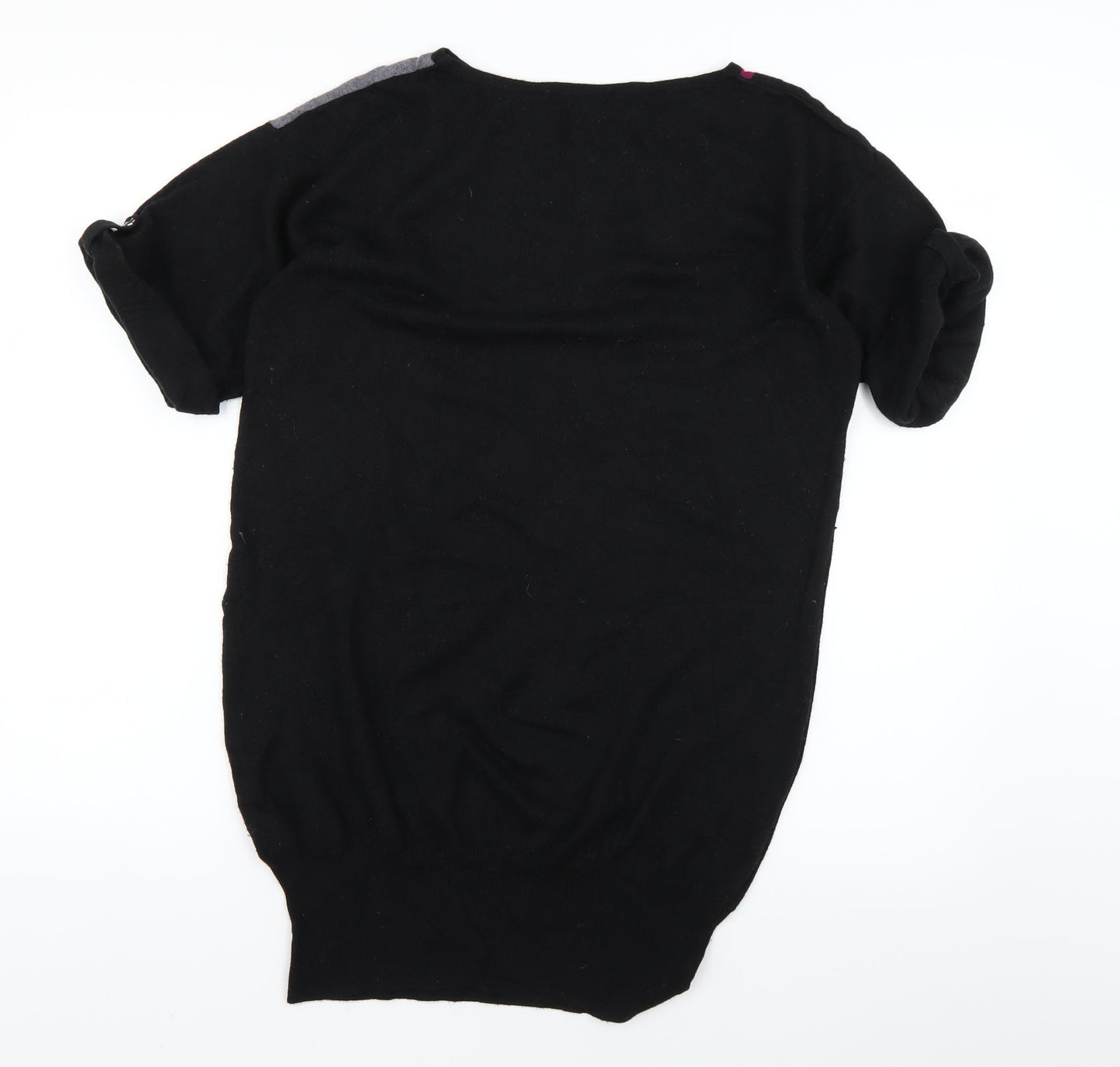 Marks & Spencer Womens Black  Knit Pullover Jumper Size 14