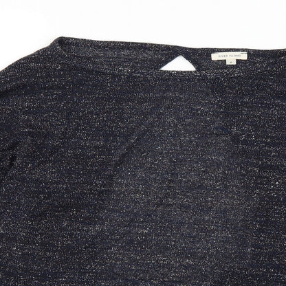 River Island Womens Blue   Basic T-Shirt Size 6