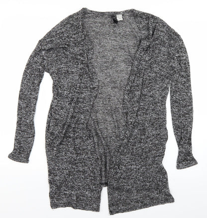 Divided Womens Grey  Knit Cardigan Jumper Size XS