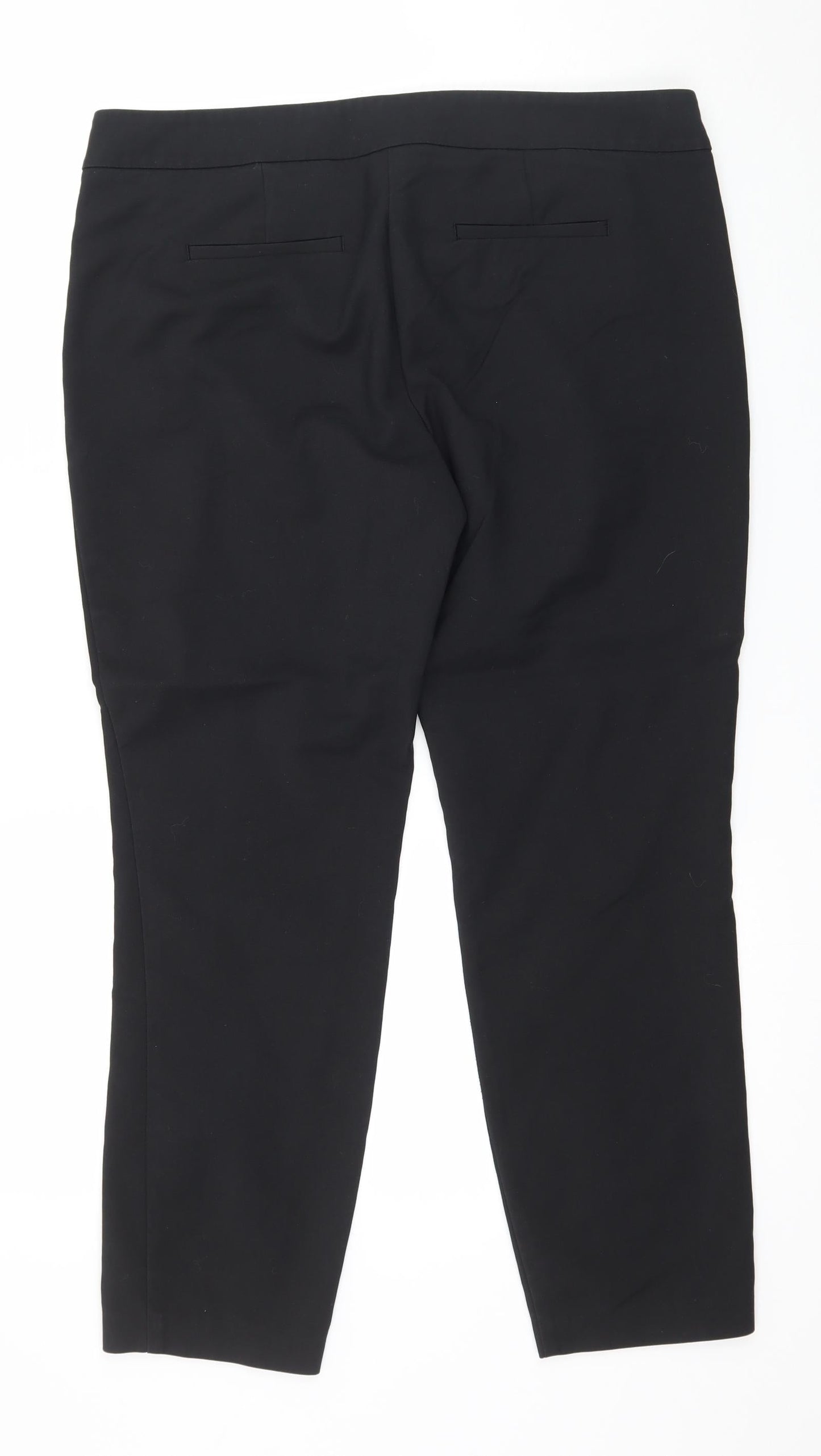 NEXT Womens Black   Trousers  Size 14 L27 in