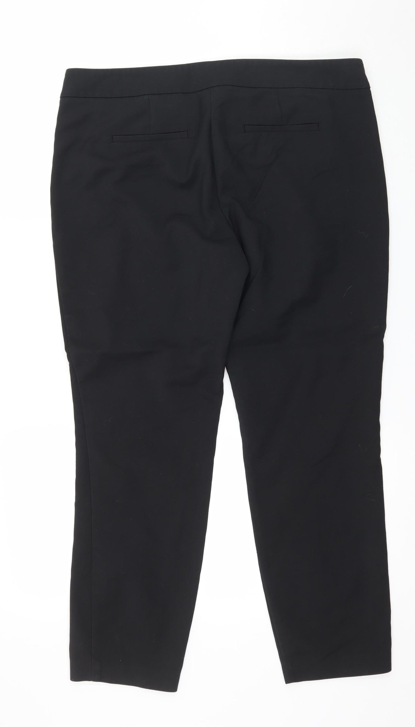NEXT Womens Black   Trousers  Size 14 L27 in