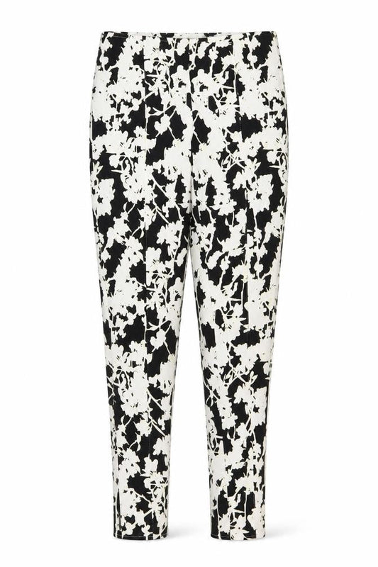 Atmosphere Womens Black Floral  Trousers  Size 10 L27 in