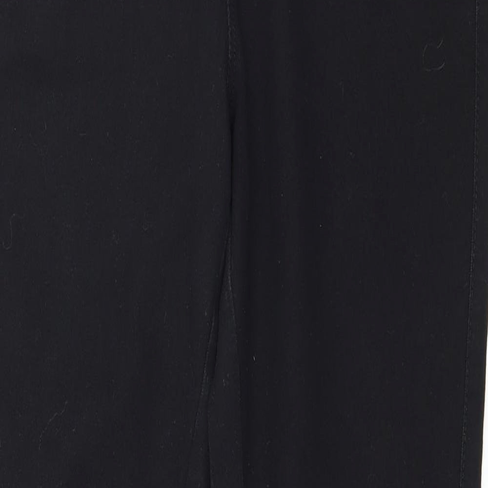 Denim & Co. Womens Black  Denim Skinny Jeans Size 8 L28 in