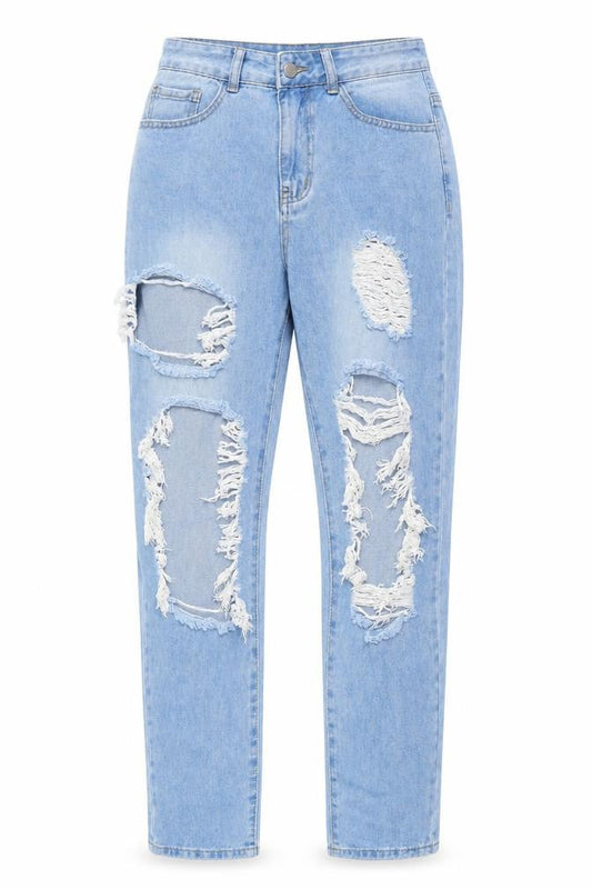 SheIn Womens Blue  Denim Mom Jeans Size S L29 in