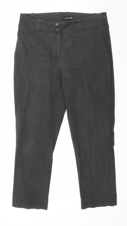 Multi Wear Womens Green   Trousers  Size L L24 in
