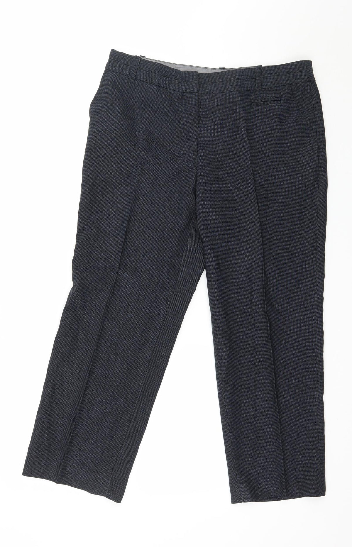Next Womens Blue   Trousers  Size 10 L23 in