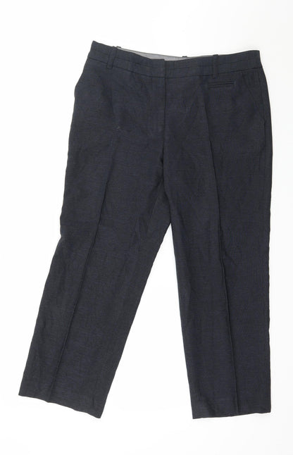 Next Womens Blue   Trousers  Size 10 L23 in
