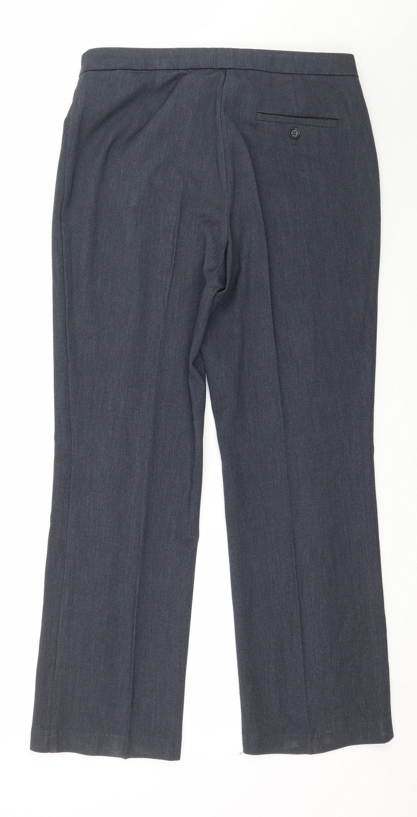Marks and Spencer Womens Blue   Trousers  Size 12 L28 in