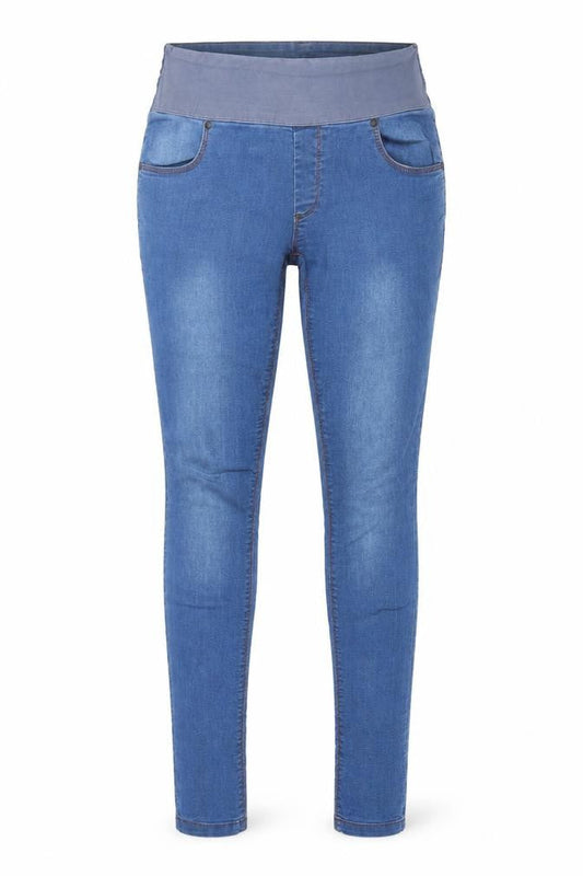 Evie Womens Blue  Denim Jegging Jeans Size 8 L28 in