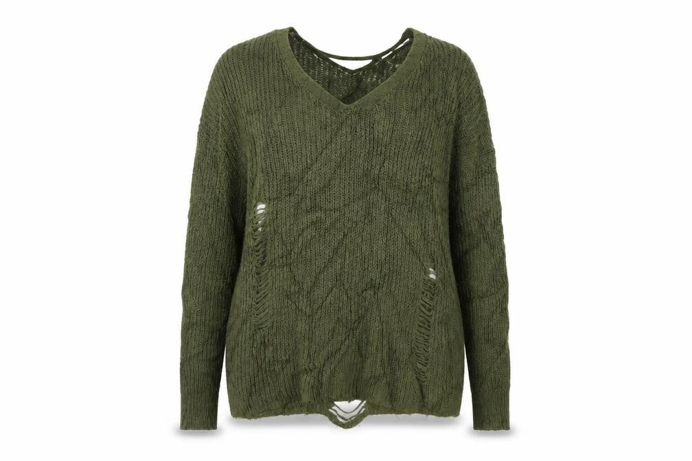 Atmosphere Womens Green  Knit Pullover Jumper Size 6