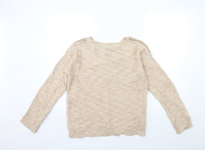 Dorothy Perkins Womens Pink  Knit Pullover Jumper Size 10