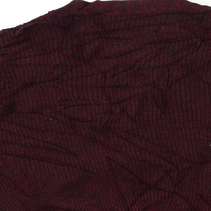 Preloved FOREVER 21 Womens Red  Knit Cardigan Jumper Size M - Label