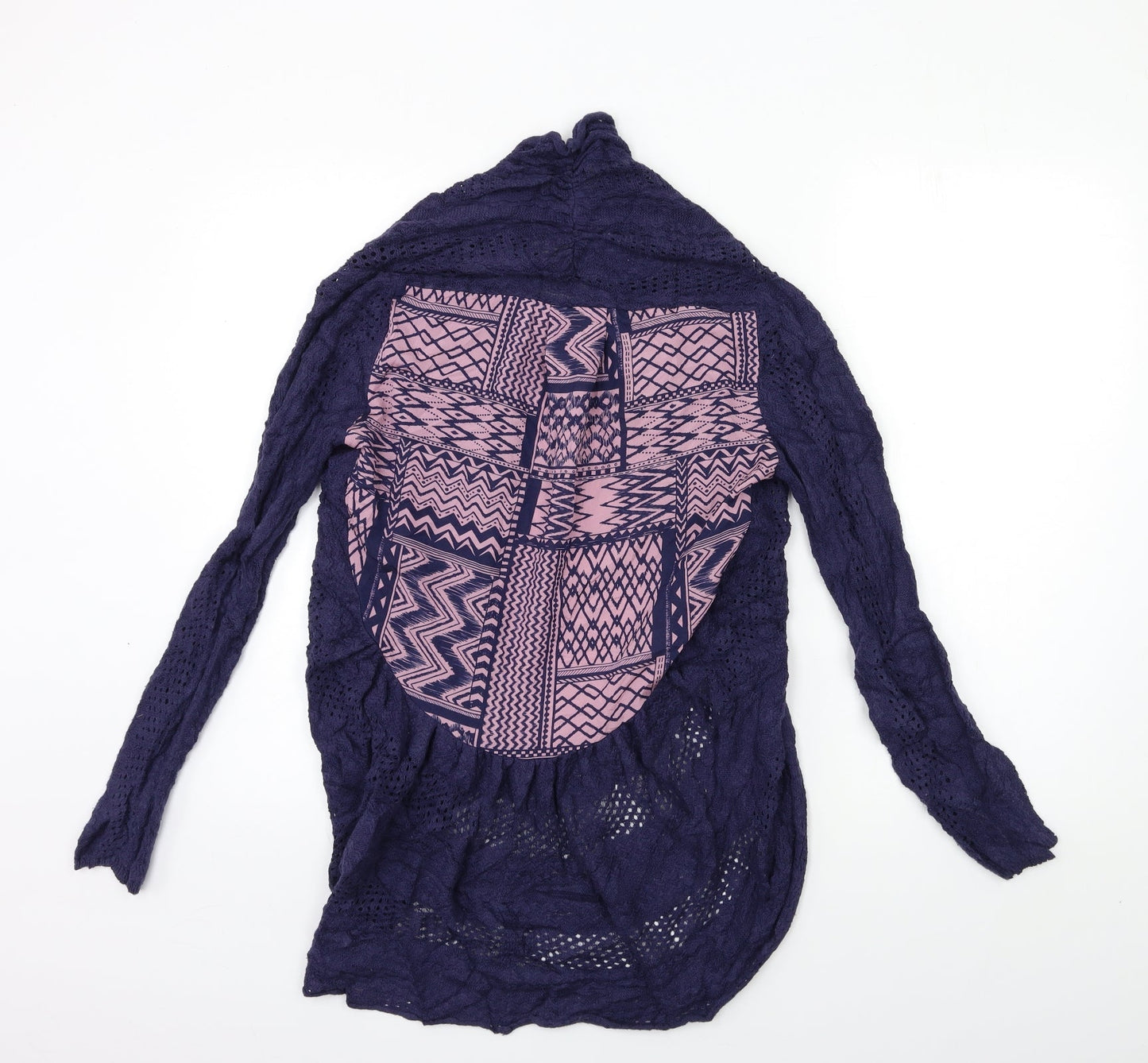 Oasis Womens Blue  Knit Cardigan Jumper Size S