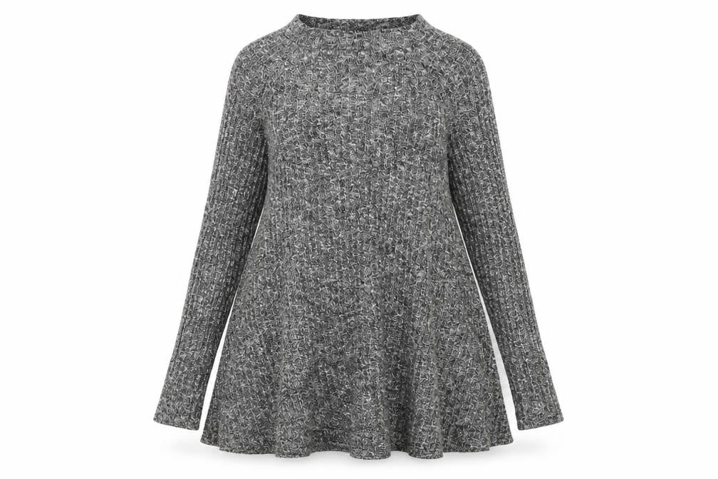 Boohoo Womens Grey  Knit Pullover Jumper Size 10