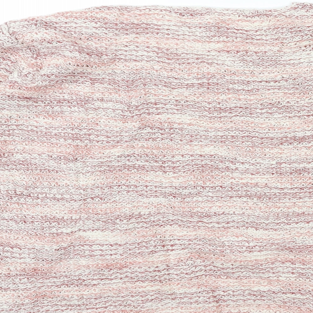 Papaya Womens Pink  Knit Pullover Jumper Size M