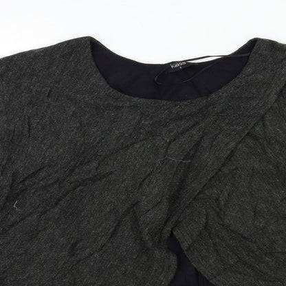 Klass Womens Grey  Knit Pullover Jumper Size S