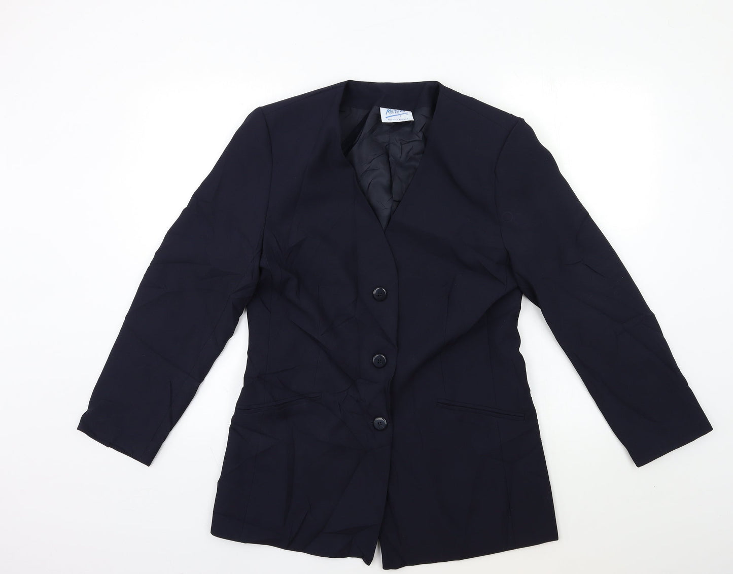 Meltemi Womens Blue   Jacket Blazer Size 12