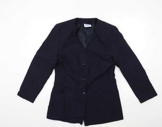Meltemi Womens Blue   Jacket Blazer Size 12