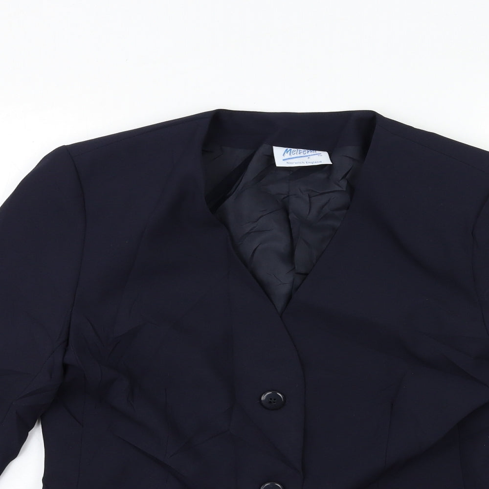 Meltemi Womens Blue   Jacket Blazer Size 12