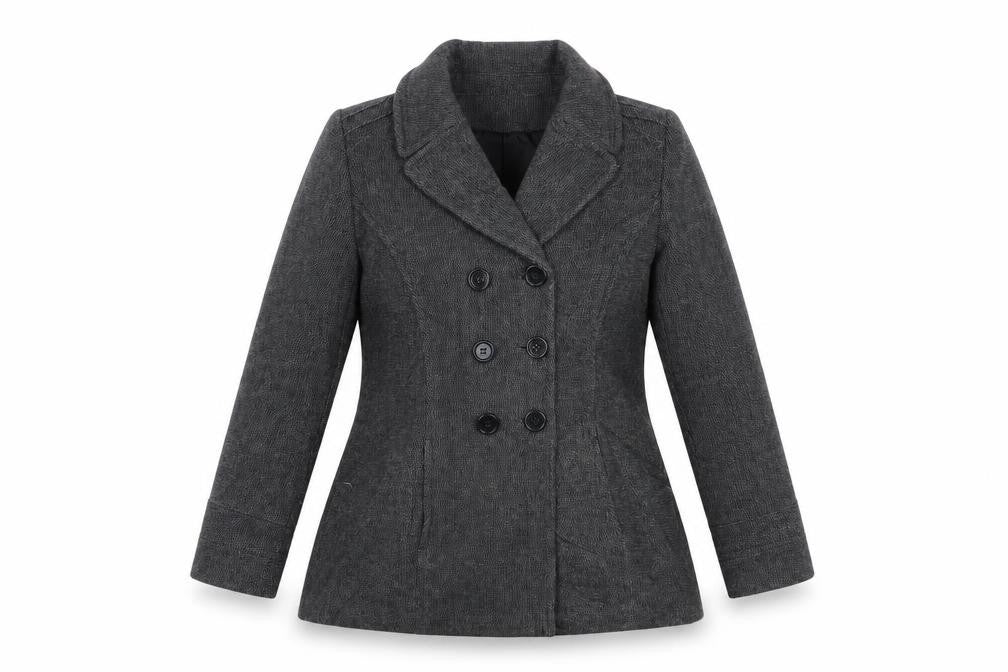 BHS Womens Grey   Overcoat Blazer Size 12