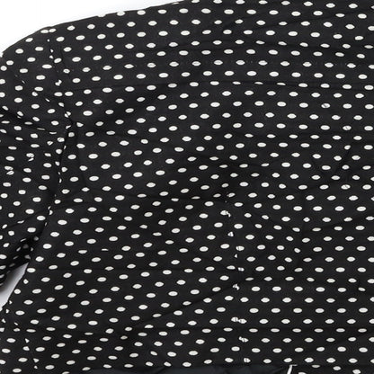 Marks & Spencer Womens Black Polka Dot  Jacket  Size 12