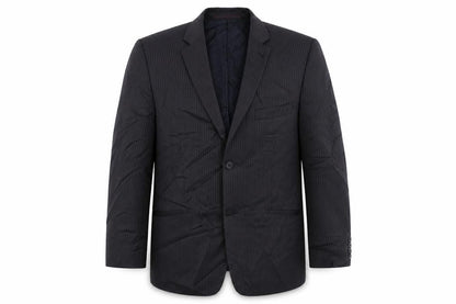 Next Mens Blue Striped  Jacket Suit Jacket Size 42
