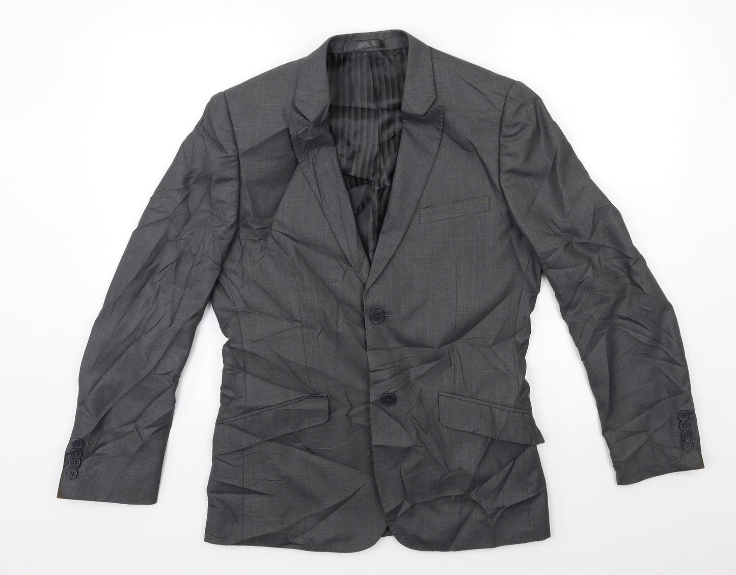 Butler & Webb Mens Grey   Jacket Suit Jacket Size 36