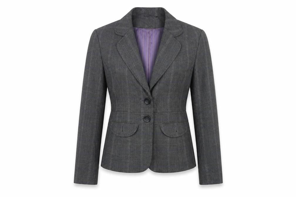 NEXT Womens Grey Striped  Jacket Blazer Size 12