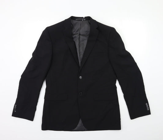 Taylor & Wright Mens Black   Jacket Suit Jacket Size 38