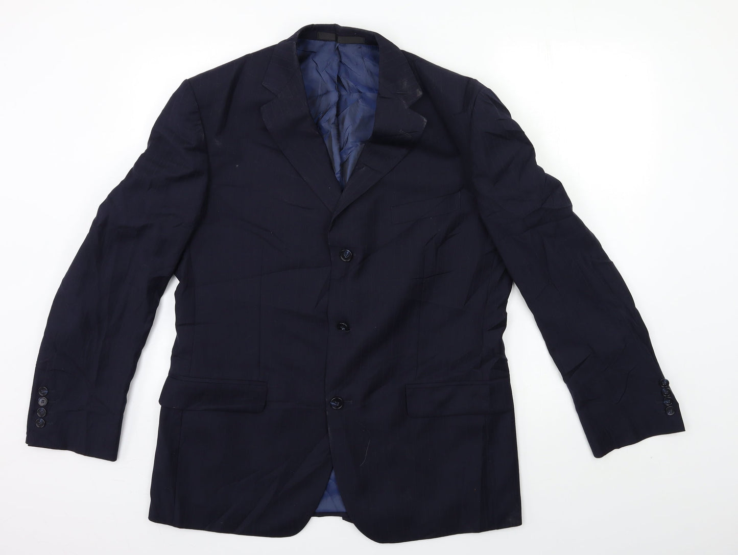 Marks and Spencer Mens Blue   Jacket Suit Jacket Size 42