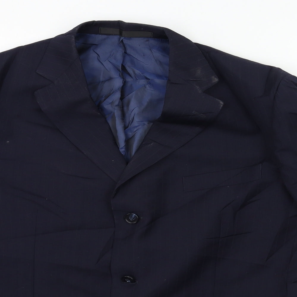 Marks and Spencer Mens Blue   Jacket Suit Jacket Size 42