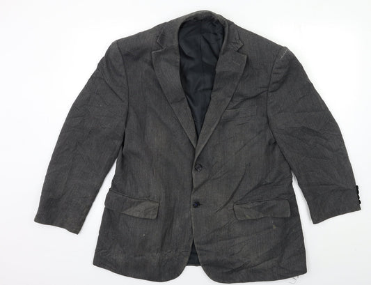 Marks and Spencer Mens Grey   Jacket Suit Jacket Size 40