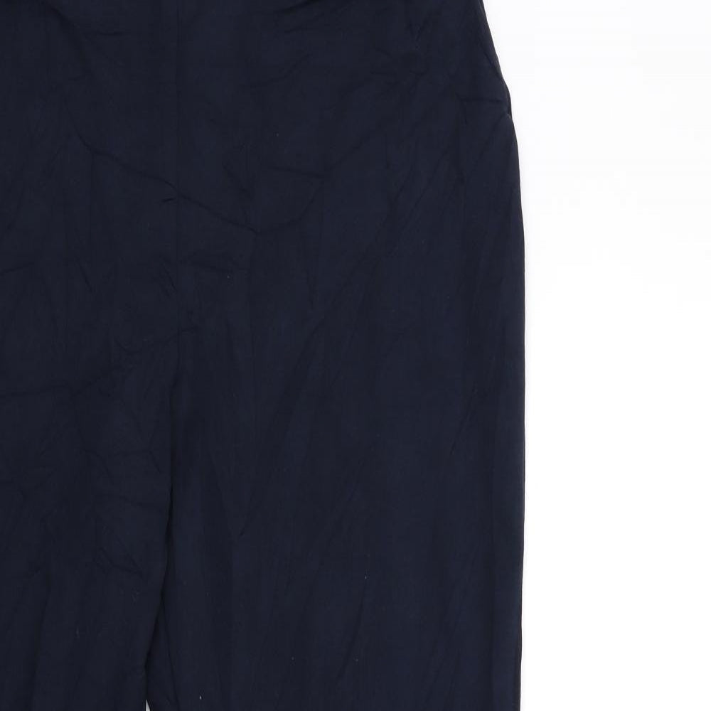 Marks and Spencer Womens Blue   Trousers  Size 14 L29 in