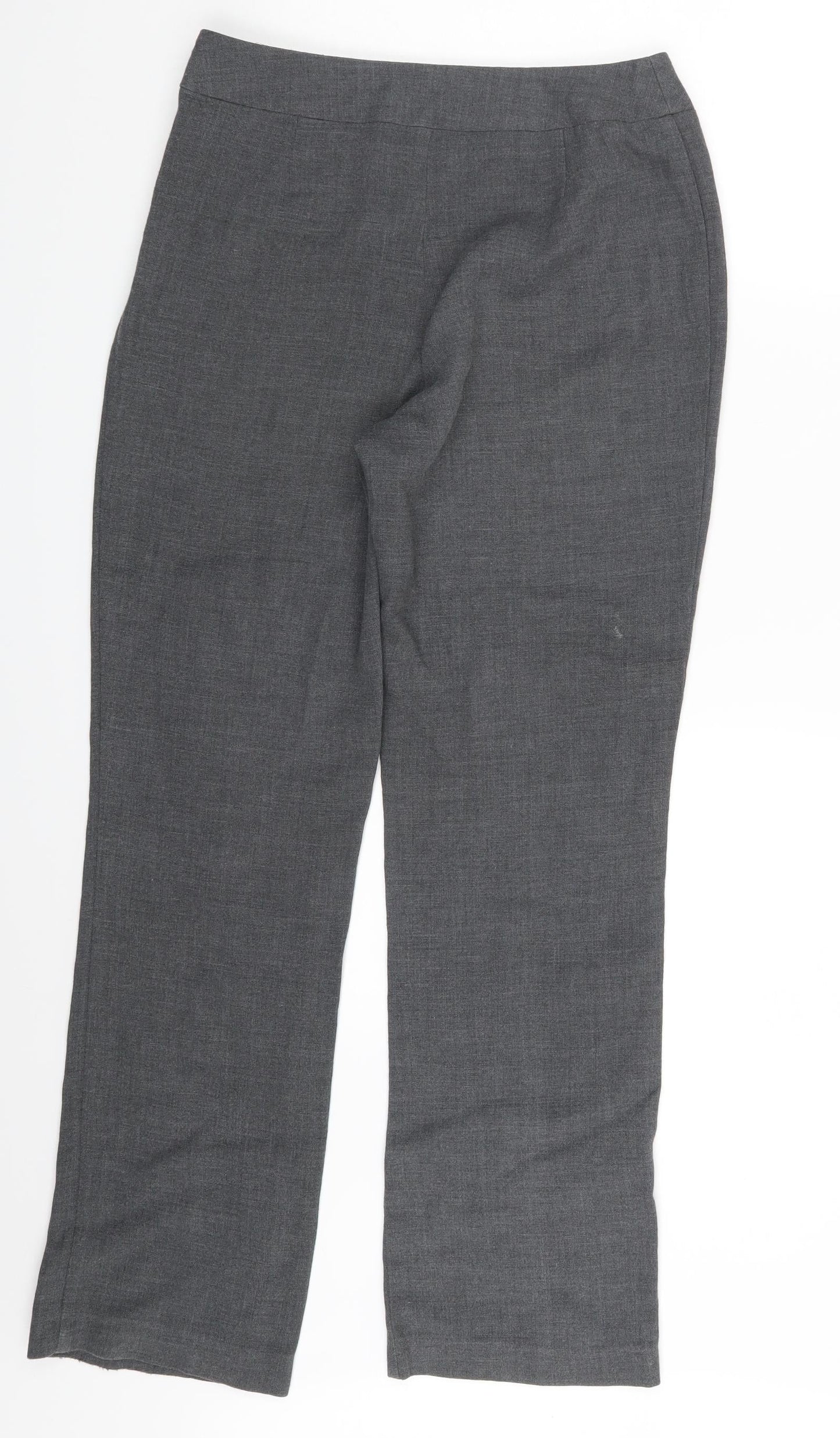 M&S Womens Grey   Trousers  Size 12 L27.5 in