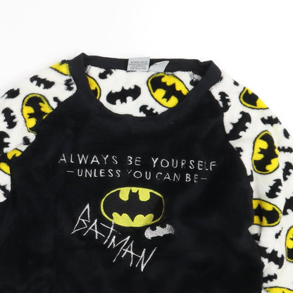 Preloved Batman Womens Black Animal Print  Pullover Jumper Size 6  - Batman - Detail