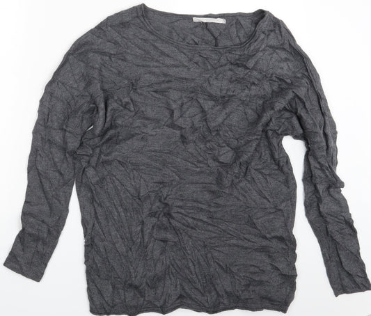 YAYAWOMEN  Womens Grey   Pullover Sweatshirt Size S