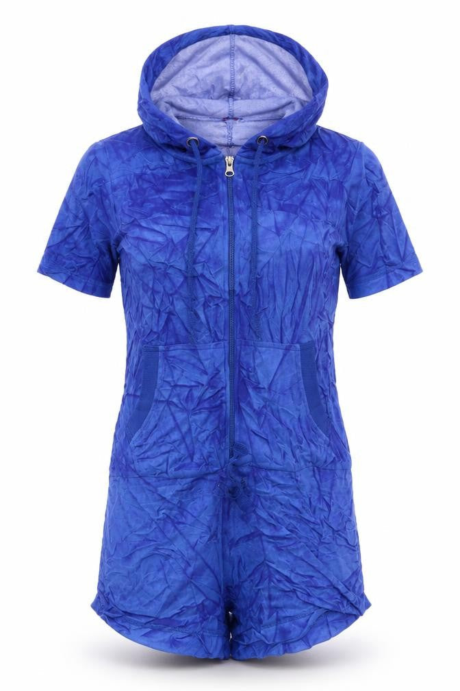 Boohoo Womens Blue   Coverall One-Piece Size 8