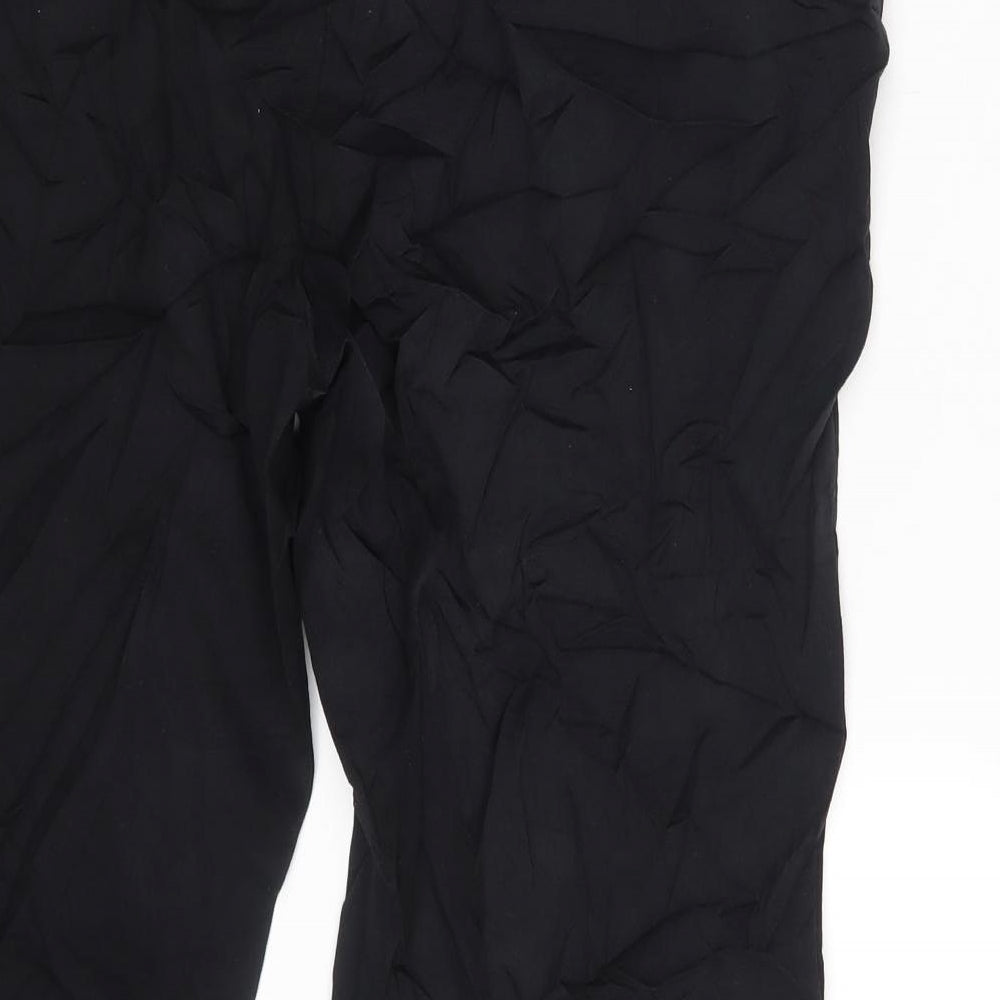 M&S Womens Black   Trousers  Size 16 L25 in